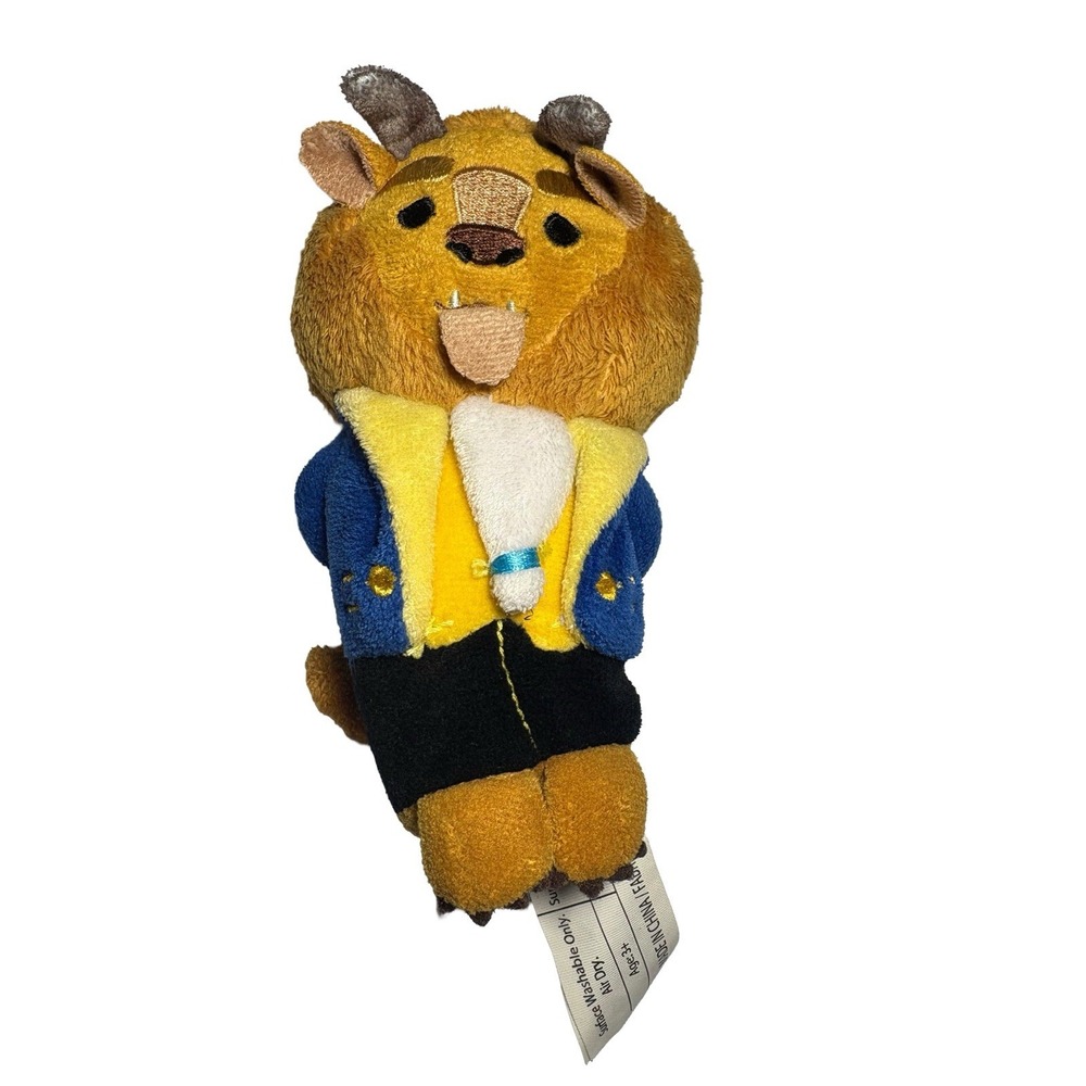 Disney Beauty and the Beast Plush Soft Stuffed Doll Beast 6" Mini Plush